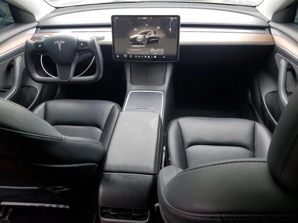 2023 Tesla Model 3 with VIN 5YJ3E1EA3PF644898, listed as a Copart auction lot 50427685 with 36,488 mi miles and Salvage Title. Bid and sale history available at DreamBid. Image 8.