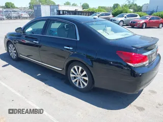 2011 Toyota Avalon with VIN 4T1BK3DB2BU404537, listed as a IAAI auction lot 41989468 with 180,403 mi miles and . Bid and sale history available at carsss.com. Image 3.