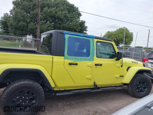 2023 Jeep Gladiator Sport S with VIN 1C6HJTAG1PL576760, listed as a IAAI auction lot 42106618 with 24,738 mi miles and . Bid and sale history available at DreamBid. Image 13.