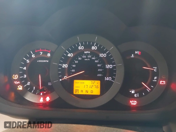 2008 Toyota RAV4 with VIN JTMBD35V885191085, listed as a IAAI auction lot 42185222 with 171,276 mi miles. Bid and sale history available at carsss.com. Image 7.