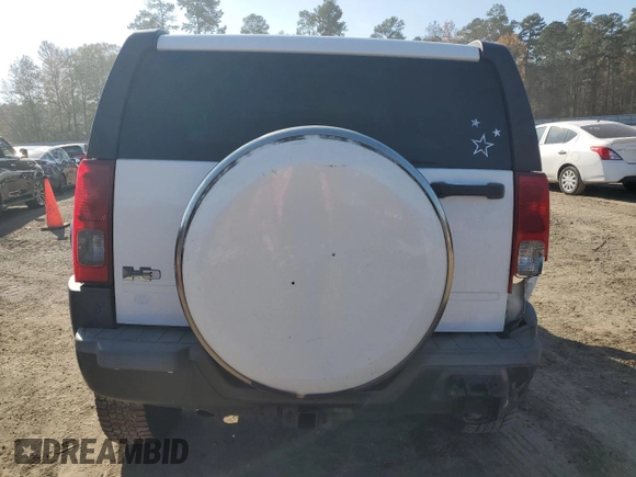 2006 Hummer H3 with VIN 5GTDN136568143456, listed as a Copart auction lot 85355124 with 104,950 mi miles and Salvage Title. Bid and sale history available at DreamBid. Image 6.