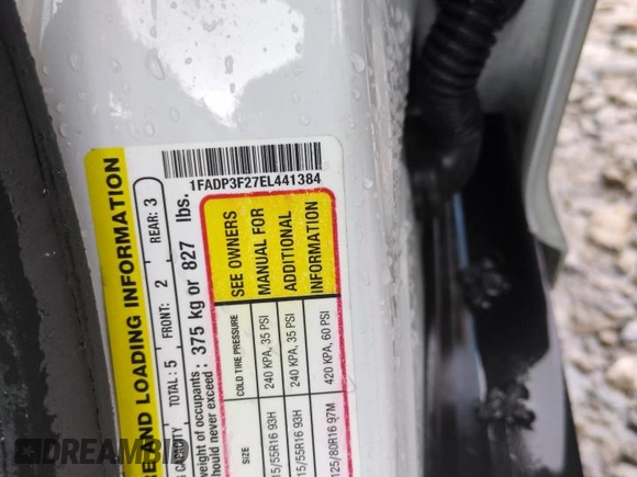 2014 Ford Focus SE with VIN 1FADP3F27EL441384, listed as a Copart auction lot 49439645 with 101,656 mi miles and Salvage Title. Bid and sale history available at carsss.com. Image 12.