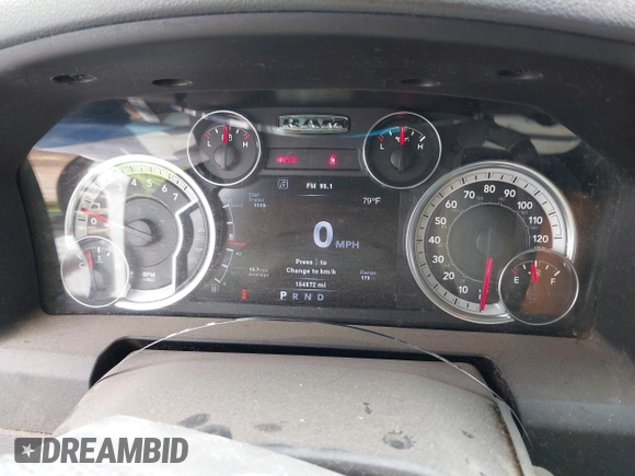 2013 Ram 1500 Express with VIN 1C6RR7KT7DS668327, listed as a IAAI auction lot 42482785 with 154,372 mi miles and . Bid and sale history available at DreamBid. Image 7.