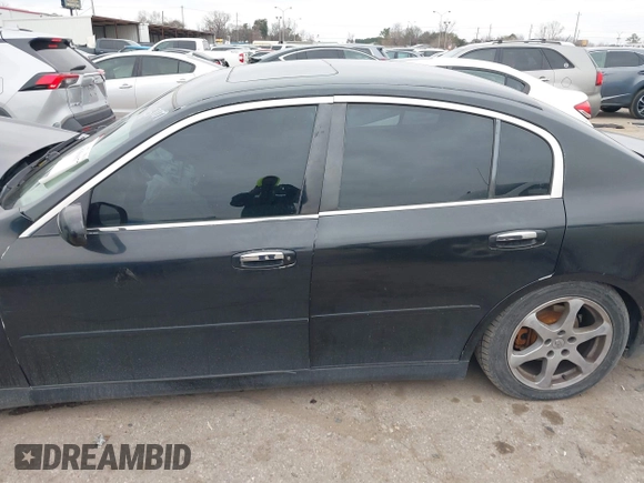2003 Infiniti G35 w/Leather with VIN JNKCV51E53M316091, listed as a IAAI auction lot 41650677 with Not Provided miles and . Bid and sale history available at carsss.com. Image 13.