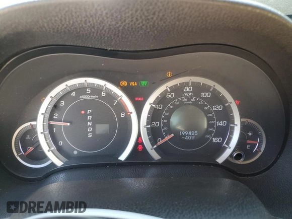 2010 Acura TSX z VIN JH4CU2F68AC031603, wystawiony jako Copart lot #58130005 z przebiegiem 199 425 mil mil oraz Szkoda całkowita • Salvage title. Historia ofert i sprzedaży dostępna na DreamBid. Obrazek 9.