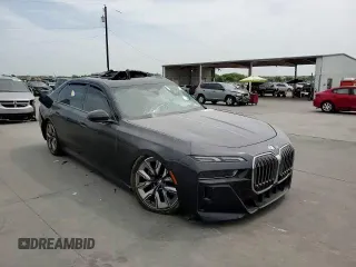 2023 BMW 7 Series 740i with VIN WBA23EH07PCL47297, listed as a Copart auction lot 60743543 with Not Provided miles and . Bid and sale history available at DreamBid. Image 10.