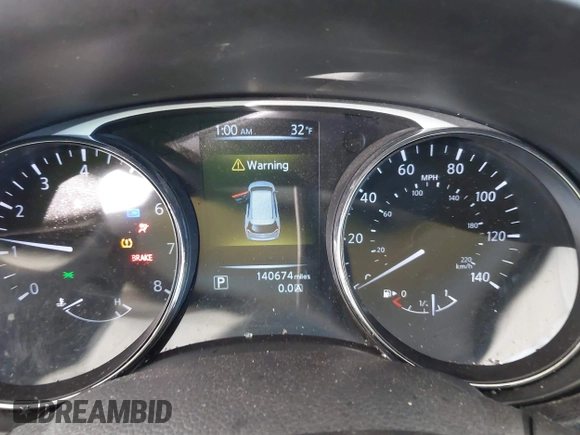 2016 Nissan Rogue SL with VIN 5N1AT2MT4GC797224, listed as a IAAI auction lot 41511302 with 140,674 mi miles. Bid and sale history available at carsss.com. Image 7.