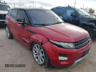 2013 Land Rover Range Rover Evoque Dynamic Premium with VIN SALVT2BG9DH750662, listed as a IAAI auction lot 41772509 with 134,120 mi miles and . Bid and sale history available at DreamBid. Image 1.