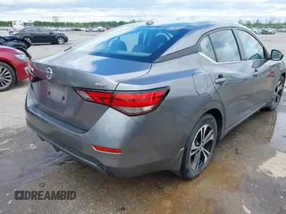 2022 Nissan Sentra SV with VIN 3N1AB8CVXNY250088, listed as a IAAI auction lot 41958028 with 36,740 mi miles and . Bid and sale history available at DreamBid. Image 4.