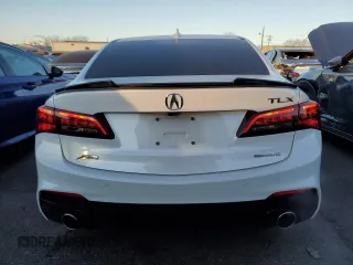 2020 Acura TLX w/A-Spec Pkg with VIN 19UUB3F67LA003373, listed as a Copart auction lot 86841414 with 51,041 mi miles and Salvage Title. Bid and sale history available at carsss.com. Image 6.