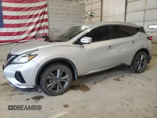 2020 Nissan Murano Platinum with VIN 5N1AZ2DS3LN113056, listed as a Copart auction lot 59942045 with 73,817 mi miles and Salvage title. Bid and sale history available at DreamBid. Image 1.