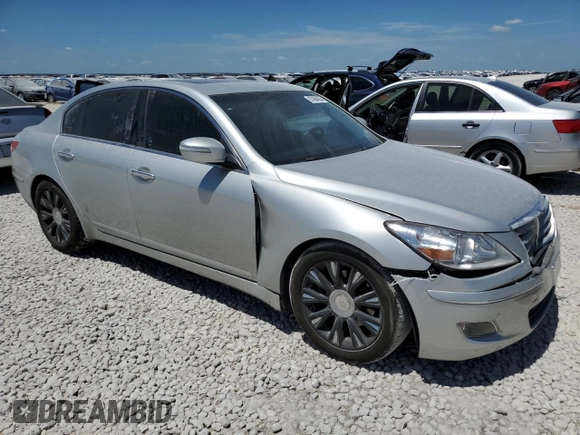 2009 Hyundai Genesis with VIN KMHGC46EX9U023528, listed as a Copart auction lot 67664594 with 168,562 mi miles and Salvage Title. Bid and sale history available at carsss.com. Image 4.