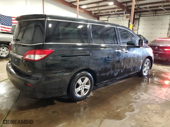 2013 Nissan Quest S with VIN JN8AE2KP8D9067950, listed as a Copart auction lot 88940045 with NaN miles and Salvage Title. Bid and sale history available at carsss.com. Image 3.