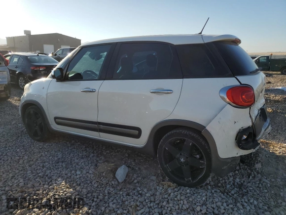 2014 FIAT 500L Trekking with VIN ZFBCFADH6EZ011642, listed as a Copart auction lot 71474774 with 104,327 mi miles and Salvage Title. Bid and sale history available at carsss.com. Image 2.