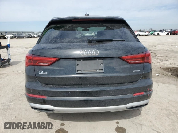 2019 Audi Q3 Premium with VIN WA1AECF32K1087187, listed as a Copart auction lot 46514835 with 49,866 mi miles and Salvage Title. Bid and sale history available at carsss.com. Image 6.