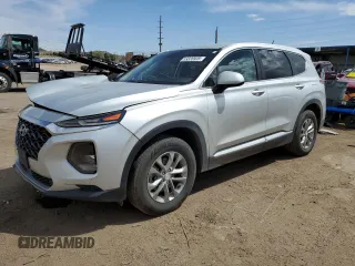 2019 Hyundai Santa Fe SE with VIN 5NMS2CADXKH135625, listed as a Copart auction lot 53326935 with 48,670 mi miles and Salvage Title. Bid and sale history available at carsss.com. Image 1.