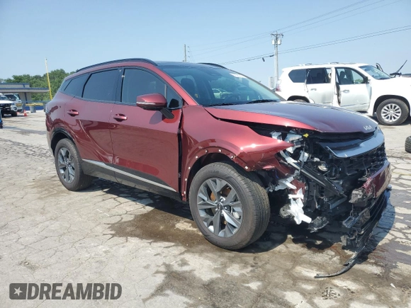 2024 Kia Sportage SX-Prestige with VIN KNDPXCDG5R7121467, listed as a Copart auction lot 58390245 with 7,310 mi miles and Salvage title. Bid and sale history available at DreamBid. Image 4.