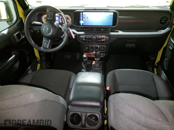2024 Jeep Wrangler Rubicon with VIN 1C4PJXFG9RW283792, listed as a Copart auction lot 44061215 with 27,266 mi miles and Clean title. Bid and sale history available at DreamBid. Image 8.