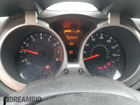 2016 Nissan Juke S with VIN JN8AF5MV5GT650915, listed as a Copart auction lot 88633275 with 92,504 mi miles and Salvage Title. Bid and sale history available at carsss.com. Image 9.