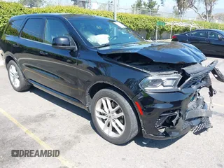 2022 Dodge Durango GT Plus with VIN 1C4RDHDG4NC130855, listed as a IAAI auction lot 41981427 with 35,254 mi miles and . Bid and sale history available at DreamBid. Image 1.