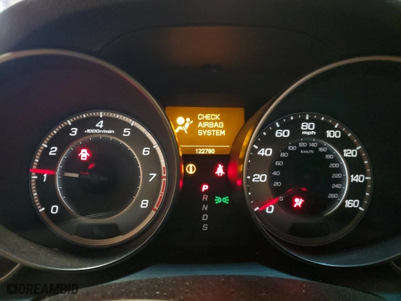2012 Acura MDX Tech/Entertainment Pkg with VIN 2HNYD2H43CH521542, listed as a Copart auction lot 47535685 with 122,780 mi miles and Salvage Title. Bid and sale history available at carsss.com. Image 9.