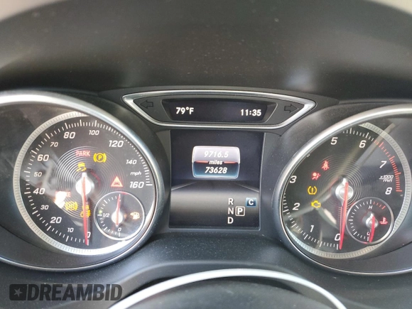 2019 Mercedes-Benz CLA 250 with VIN WDDSJ4EB8KN770417, listed as a Copart auction lot 53099275 with 73,628 mi miles and Salvage title. Bid and sale history available at DreamBid. Image 9.