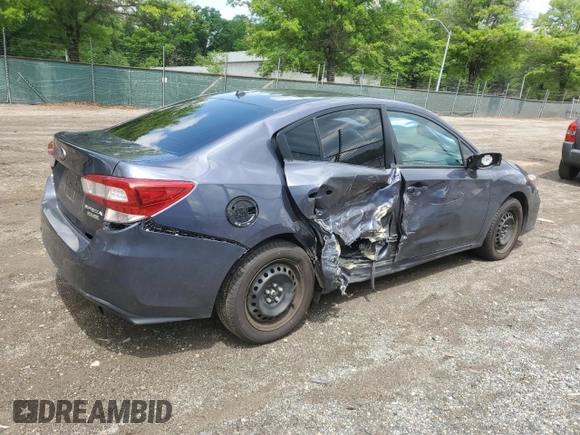 2017 Subaru Impreza with VIN 4S3GKAA63H3605951, listed as a Copart auction lot 55962625 with Not provided miles and Salvage title. Bid and sale history available at DreamBid. Image 3.