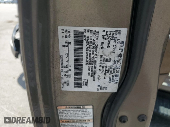 2002 Ford Explorer Limited z VIN 1FMDU75E22ZB66856, wystawiony jako Copart lot #55969845 z przebiegiem 132 426 mil mil oraz Szkoda całkowita • Salvage title. Historia ofert i sprzedaży dostępna na DreamBid. Obrazek 13.