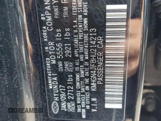 2017 Genesis G80 Ultimate z VIN KMHGN4JF8HU214213, wystawiony jako Copart lot #60082845 z przebiegiem 110 047 mil mil oraz Szkoda całkowita • Salvage title. Historia ofert i sprzedaży dostępna na DreamBid. Obrazek 12.