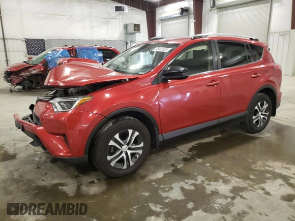 2017 Toyota RAV4 LE with VIN JTMBFREV2HJ162184, listed as a Copart auction lot 58483435 with 80,692 mi miles and Salvage title. Bid and sale history available at DreamBid. Image 1.