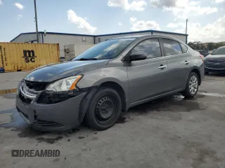 2015 Nissan Sentra SV z VIN 3N1AB7AP8FY252213, wystawiony jako Copart lot #58081185 z przebiegiem 132 683 mil mil oraz Szkoda całkowita • Salvage title. Historia ofert i sprzedaży dostępna na DreamBid. Obrazek 1.