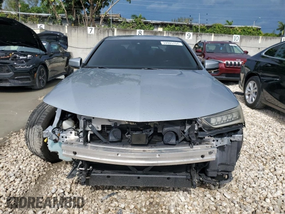 2019 Acura TLX with VIN 19UUB1F36KA010114, listed as a Copart auction lot 59905764 with 58,154 mi miles and Non Repairable. Bid and sale history available at carsss.com. Image 5.