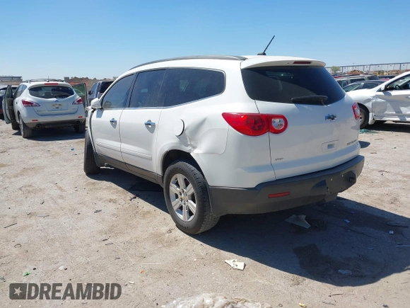 2012 Chevrolet Traverse 1LT z VIN 1GNKVGED7CJ326382, wystawiony jako IAAI lot #41858806 z przebiegiem 190 849 mil mil oraz . Historia ofert i sprzedaży dostępna na DreamBid. Obrazek 3.