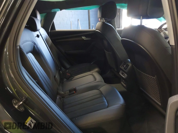 2023 Audi Q5 Premium with VIN WA1ABAFY7P2053949, listed as a IAAI auction lot 41657681 with 18,414 mi miles and . Bid and sale history available at DreamBid. Image 8.