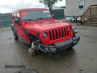 2021 Jeep Wrangler Unlimited Freedom with VIN 1C4HJXDN0MW605573, listed as a Copart auction lot 59896165 with 55,751 mi miles and Salvage title. Bid and sale history available at DreamBid. Image 15.