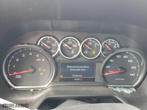 2023 Chevrolet Tahoe Commercial with VIN 1GNSCLED6PR415916, listed as a Copart auction lot 47653735 with 19,038 mi miles and Non Repairable. Bid and sale history available at carsss.com. Image 9.