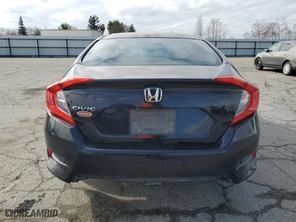 2016 Honda Civic Sedan EX with VIN 2HGFC2F7XGH508095, listed as a Copart auction lot 44248425 with 235,037 mi miles and Salvage Title. Bid and sale history available at carsss.com. Image 6.