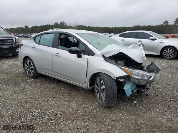 2020 Nissan Versa SR with VIN 3N1CN8FVXLL881140, listed as a Copart auction lot 43567645 with 49,642 mi miles and Salvage Title. Bid and sale history available at carsss.com. Image 4.