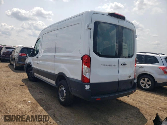 2020 Ford Transit Cargo with VIN 1FTBR1C88LKB39713, listed as a Copart auction lot 62722714 with 52,792 mi miles and Salvage Title. Bid and sale history available at DreamBid. Image 2.
