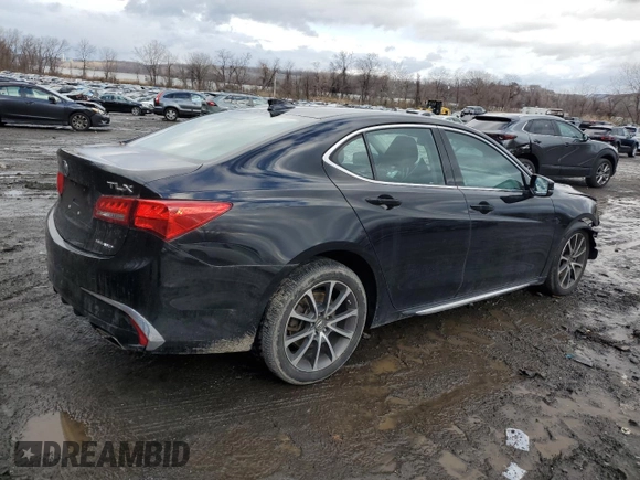 2018 Acura TLX Technology z VIN 19UUB3F54JA002735, wystawiony jako Copart lot #82657074 z przebiegiem 44 392 mil mil oraz Szkoda całkowita • Salvage title. Historia ofert i sprzedaży dostępna na DreamBid. Obrazek 3.