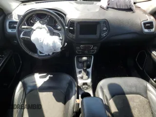 2017 Jeep Compass Latitude with VIN 3C4NJDBB1HT639818, listed as a Copart auction lot 53510575 with 107,425 mi miles and Clean Title. Bid and sale history available at carsss.com. Image 8.