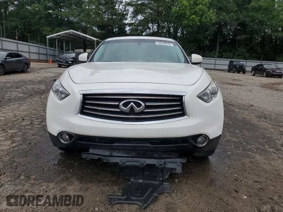 2013 Infiniti FX with VIN JN8CS1MWXDM173538, listed as a Copart auction lot 59340875 with 155,731 mi miles and Salvage title. Bid and sale history available at DreamBid. Image 5.