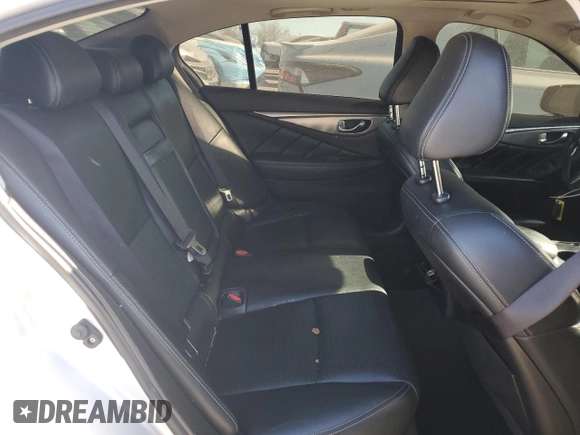 2016 Infiniti Q50 Red Sport 400 with VIN JN1FV7AR8GM451877, listed as a Copart auction lot 77774194 with 103,367 mi miles and Salvage Title. Bid and sale history available at DreamBid. Image 10.