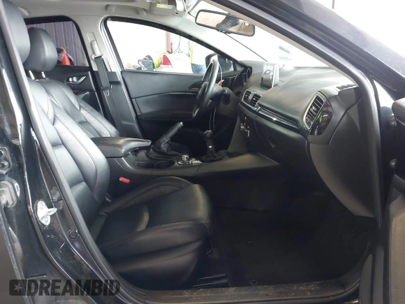 2014 Mazda 3 i Grand Touring with VIN JM1BM1M78E1163314, listed as a IAAI auction lot 41578305 with 159,434 mi miles and . Bid and sale history available at DreamBid. Image 5.