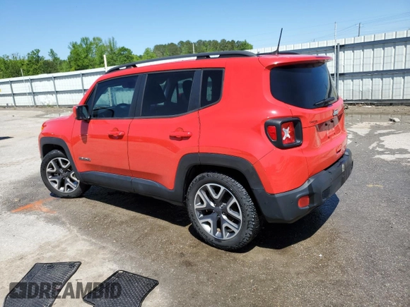 2018 Jeep Renegade Latitude with VIN ZACCJABB3JPG86304, listed as a Copart auction lot 52539445 with 80,200 mi miles and Salvage Title. Bid and sale history available at DreamBid. Image 2.