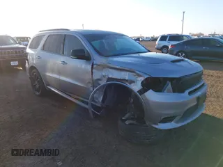 2020 Dodge Durango GT Plus with VIN 1C4RDHDG3LC381119, listed as a IAAI auction lot 41669716 with 55,207 mi miles and . Bid and sale history available at carsss.com. Image 1.