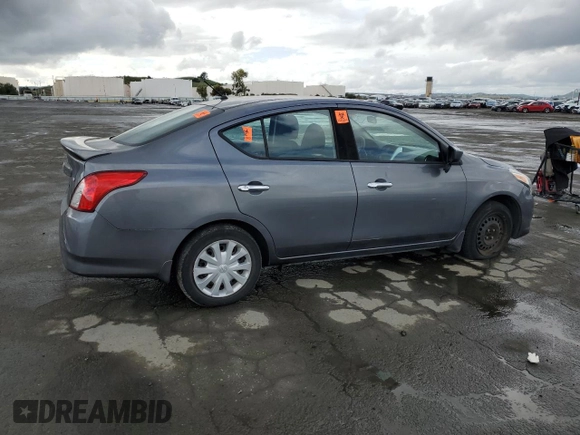2019 Nissan Versa SV with VIN 3N1CN7AP2KL830670, listed as a Copart auction lot 50995655 with Not provided miles and Salvage title. Bid and sale history available at DreamBid. Image 3.