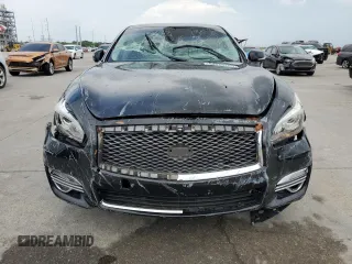 2017 Infiniti M37 with VIN JN1BY1AR0HM770663, listed as a Copart auction lot 54260265 with 126,965 mi miles and Salvage Title. Bid and sale history available at carsss.com. Image 5.
