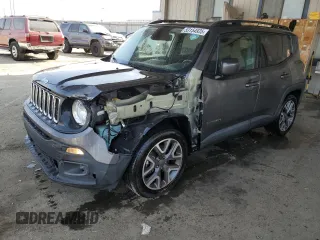 2017 Jeep Renegade Latitude with VIN ZACCJABB3HPG16179, listed as a Copart auction lot 53154935 with 101,314 mi miles and Salvage Title. Bid and sale history available at carsss.com. Image 1.