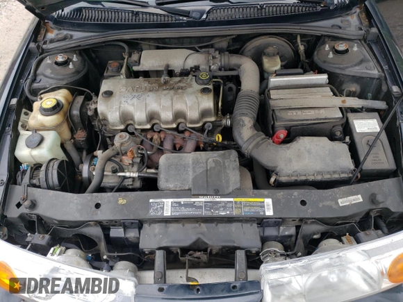 2002 Saturn SL z VIN 1G8ZH52842Z201392, wystawiony jako Copart lot #56595105 z przebiegiem Nie podano mil oraz Szkoda całkowita • Salvage title. Historia ofert i sprzedaży dostępna na DreamBid. Obrazek 11.
